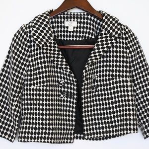 LOFT - Black and White Bolero/Blazer 6P